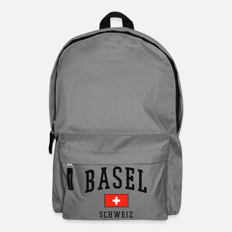 Bâle Drapeau suisse - Sac à dos - gris éléphant
