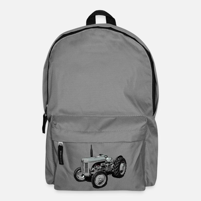 Alter Fergie TE20 Traktor - Rucksack - Mittelgrau