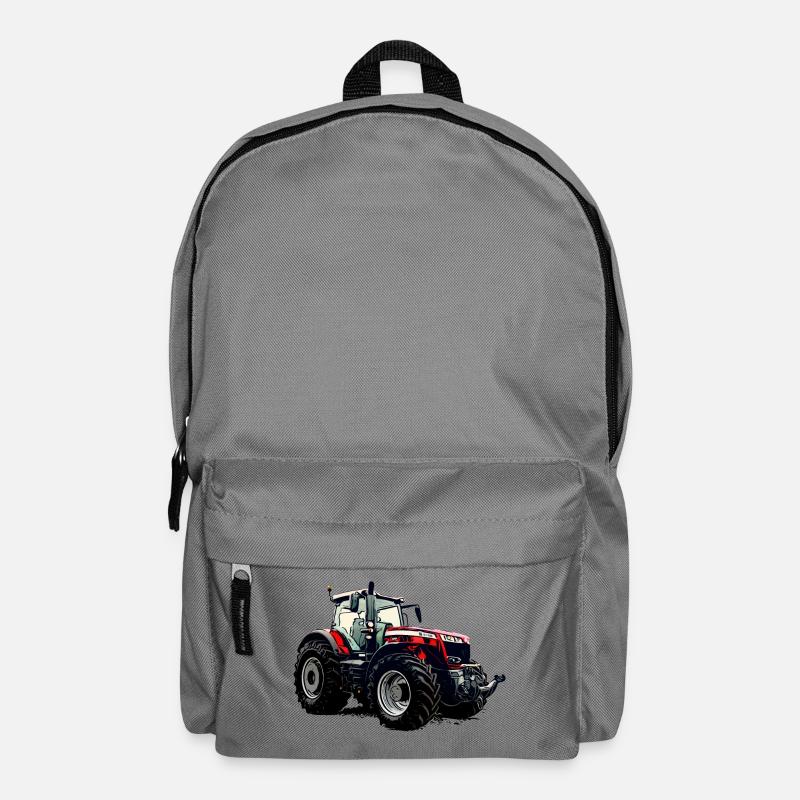 M F 8740 S Traktor - Rucksack - Mittelgrau