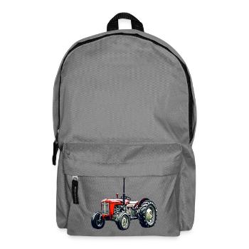 Ancien tracteur M F 35 - Sac à dos - gris éléphant - Devant