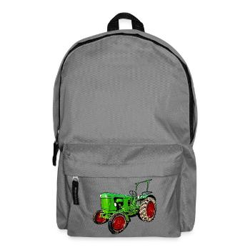 Alter Traktor Deutz D25 - Rucksack - Mittelgrau - Vorne
