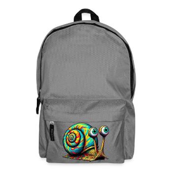 Snail - Backpack - elephant grey - Front