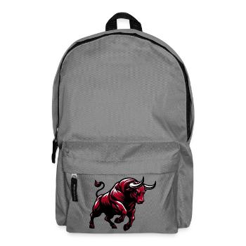 Stier - Rucksack - Mittelgrau - Vorne