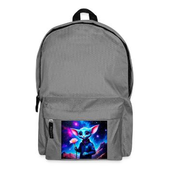 Wonky Maus - Rucksack - Mittelgrau - Vorne