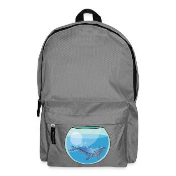 Whale jar - Backpack - elephant grey - Front