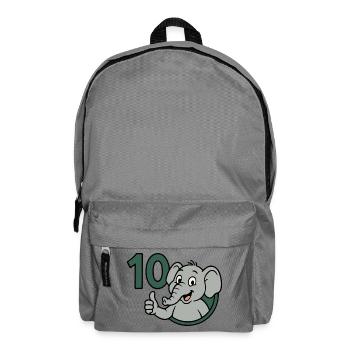 Trunk power with 10 - Backpack - elephant grey - Front