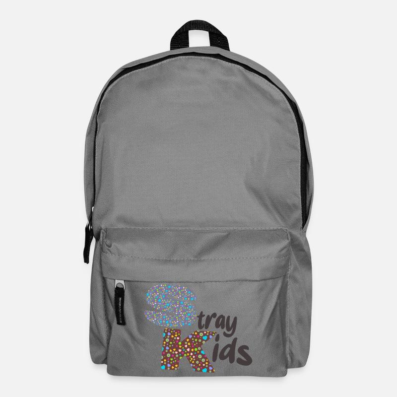 Streunende kinder text  - Rucksack - Mittelgrau