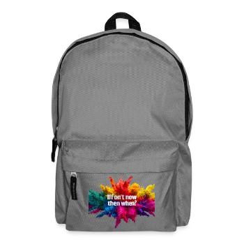 If not now, when? - Backpack - elephant grey - Front