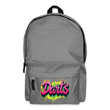 Fléchettes, fléchettes, graffitis - Sac à dos - gris éléphant - Devant
