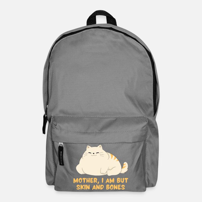 Mutter, ich bin nur Skin And Bones Katzendesign - Rucksack - Mittelgrau