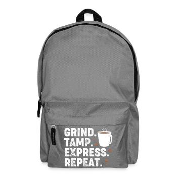 Barista Espresso Coffee Caffeine - Backpack - elephant grey - Front