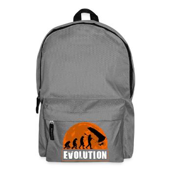 Entwicklung des Hanggliderpilot-Sunset-Designs - Rucksack - Mittelgrau - Vorne