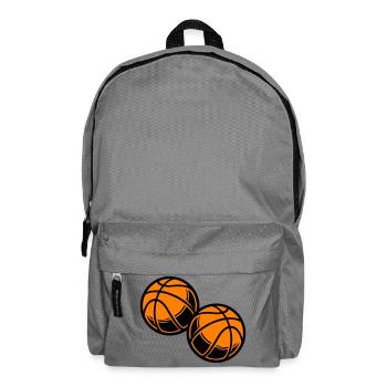 Basketball Symbol Team - Rucksack - Mittelgrau - Vorne