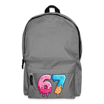Figures Sweet 6-7 Dessert-Schrift - Rucksack - Mittelgrau - Vorne