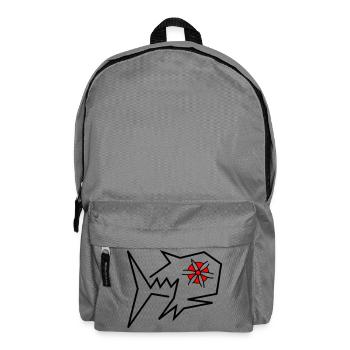 Blossoms Fish Fantasy - Backpack - elephant grey - Front