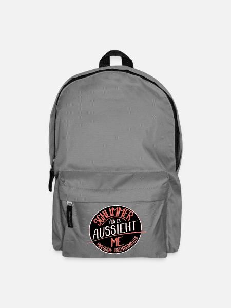 Schlimmer als es aussieht, ME - Rucksack - Mittelgrau