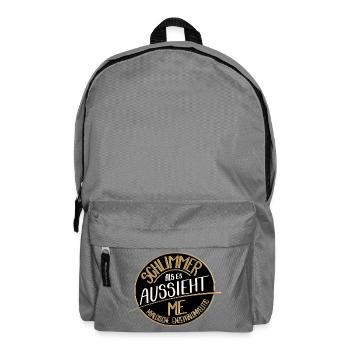 Schlimmer als es aussieht, ME  - Rucksack - Mittelgrau - Vorne