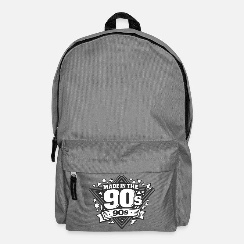 Made in the 90s: Retro Logo - Backpack - elephant grey
