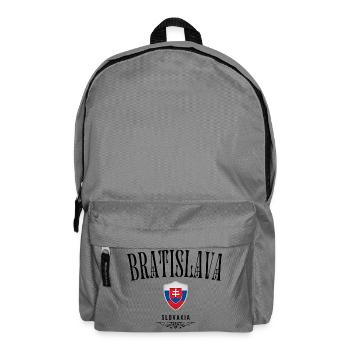 Souvenir Bratislava, elegantes Design Bratislava - Rucksack - Mittelgrau - Vorne