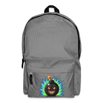 Boule de bombe en colère néonburst - Sac à dos - gris éléphant - Devant