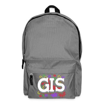 GIS, Cartography, Cartographer, Geography, Geography - Backpack - elephant grey - Front