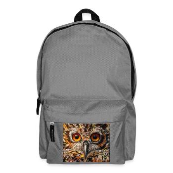 Wise Owl - Rucksack - Mittelgrau - Vorne