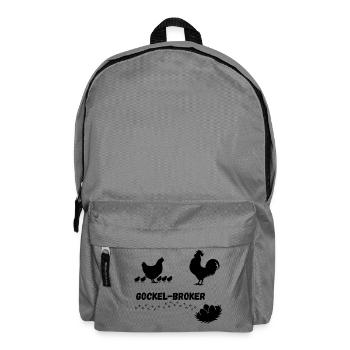 Gockel-Broker - Rucksack - Mittelgrau - Vorne