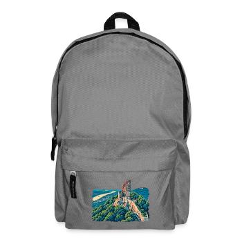 Drachenfels Retro - Rucksack - Mittelgrau - Vorne