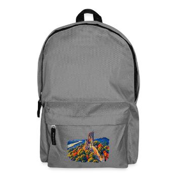Drachenfels Expressionistisch - Rucksack - Mittelgrau - Vorne