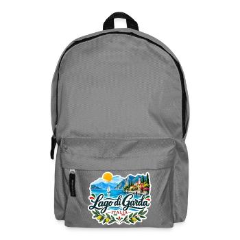 Lago di Garda Souvenir - Rucksack - Mittelgrau - Vorne