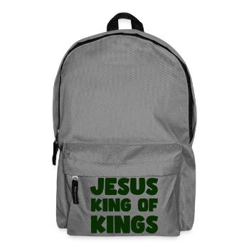 Jesus König der Könige - Rucksack - Mittelgrau - Vorne