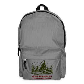 Natur Nachgebildet Entspannung Gefunden - Rucksack - Mittelgrau - Vorne