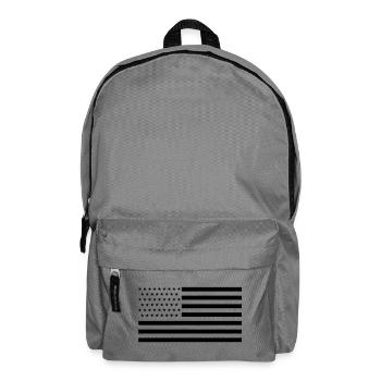 Sterne und Streifen - Rucksack - Mittelgrau - Vorne