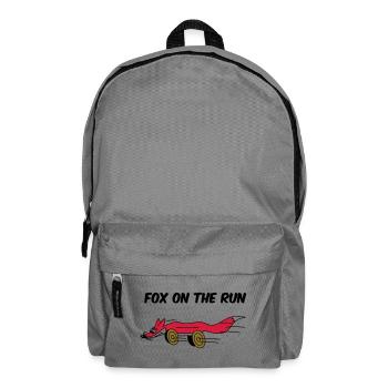 fox on the run - Rucksack - Mittelgrau - Vorne