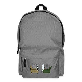 Fernsehen - Rucksack - Mittelgrau - Vorne