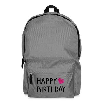 ALLES GUTE ZUM GEBURTSTAG. ALLES GUTE ZUM GEBURTSTAG. JAHRESTAG. - Rucksack - Mittelgrau - Vorne