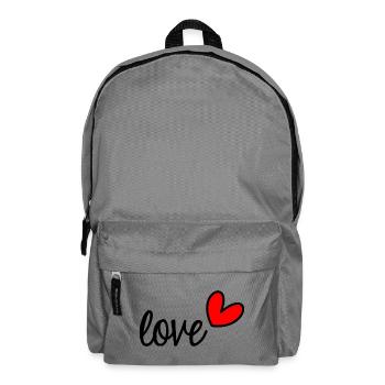 ICH LIEBE DICH. LIEBE. PAAR. GERADE VERHEIRATET. Junggesellinnenabschied - Rucksack - Mittelgrau - Vorne