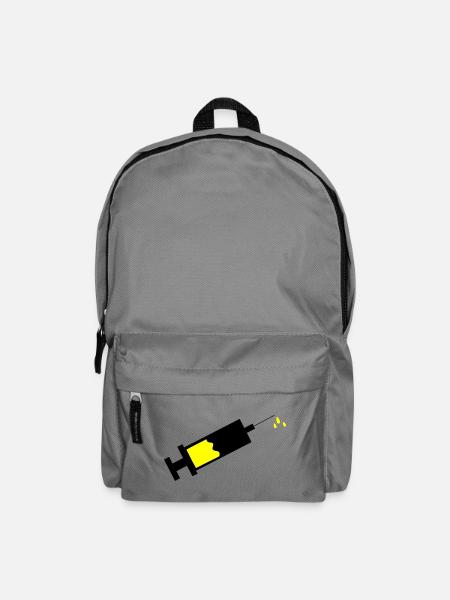 Spritze Arzt Ärztin Geschenk Krankenschwester - Rucksack - Mittelgrau