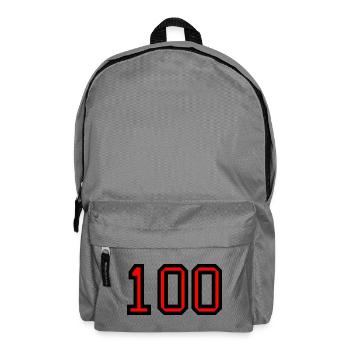 100. 100 JAHRE. 100-JÄHRIGES JUBILÄUM. GEBURTSTAG 100 - Rucksack - Mittelgrau - Vorne