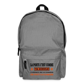 Ta Gueule  - Sac à dos - gris éléphant - Devant