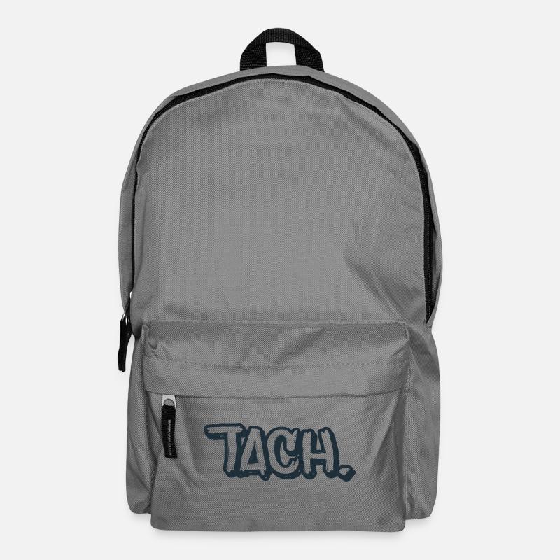Tach. Typografie  Norddeutscher Humor - Rucksack - Mittelgrau