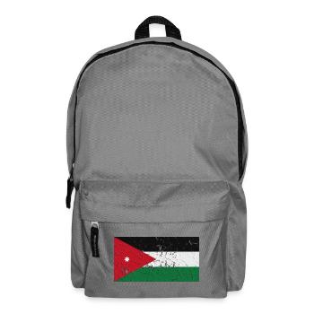 Geschenk für Jordanien - Rucksack - Mittelgrau - Vorne