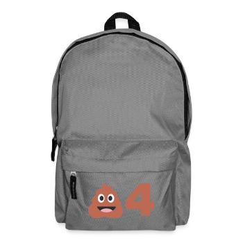 SCHEIẞE 04, GEGEN DIE POTTNachbaren, fussball - Sac à dos - gris éléphant - Devant
