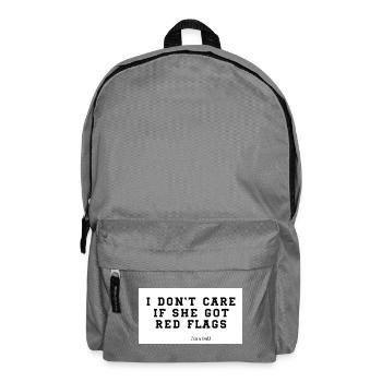 red flag - Rucksack - Mittelgrau - Vorne