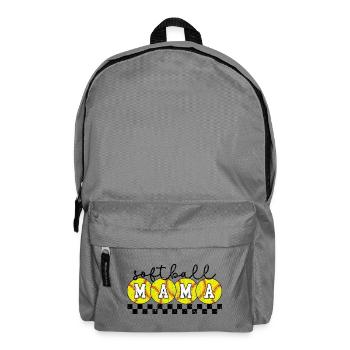 Softball Mama Game Day - Backpack - elephant grey - Front