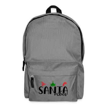 Weihnachtsbaum Zuckerstange Advent - Rucksack - Mittelgrau - Vorne