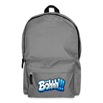 Böhhh!!! – Lustiger Spruch - Rucksack - Mittelgrau - Vorne