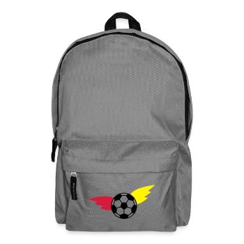 Soccer Flying Ball Flag Championship - Backpack - elephant grey - Front