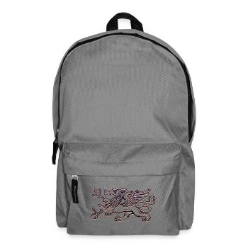 Rostock's griffin in 3D - Backpack - elephant grey - Front
