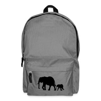 Elefanten - Rucksack - Mittelgrau - Vorne